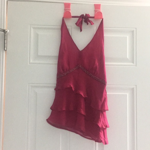 Kenneth Cole halter top 💯 % silk - Picture 2 of 6